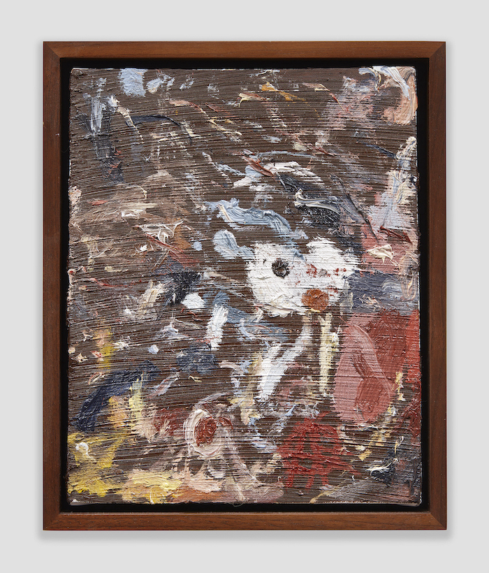 <i>Bedroom Dresser (A)</i>, 2024. Oil on linen, 8 x 10 x 2 in (20.3 x 25.4 x 5 cm)